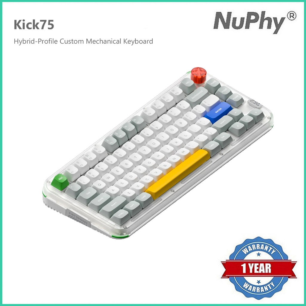 NuPhy Kick75 Hybrid-Profile Custom คีย์บอร์ดแบบกลไก