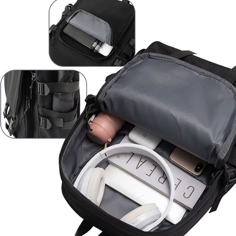 อะนิเมะ / เกม Uma Musume Cinderella สีเทา Oguri หมวกทุกวันกระเป๋าเป้สะพายหลังขนาดใหญ่กันน้ําสไตล์ลําลอง Horse Girl Pretty Derby Gourmand Travel School Rucksack 14 นิ้วกระเป๋าแล็ปท็อป - รูปที่ 2