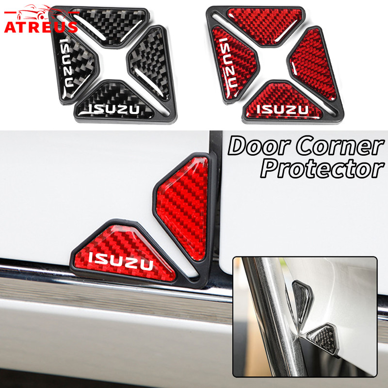 2/4ชิ้น Isuzu Dmax Mux สากล ใหม่ ซิลิโคนกันกระแทกมุมประตูรถ ยางติดมุมประตูรถยนต์ ยางกันกระแทก เคสกันรอยประตูรถ สำหรับ ISUZU Panther Elf Traga Trooper MU7 TFR Crosswind Panther Sportivo
