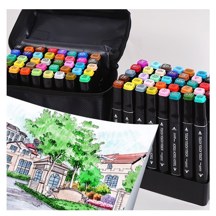 ปากกาไฮไลต์ ปากกาเน้นคำ2หัว งานศิลปะ อุปกรณ์การเรียน พร้อมส่ง