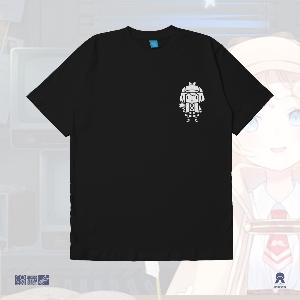 เสื้อยืดAntihero ClothของAmelia Watson Hololive EN Myth VTuberStreamer