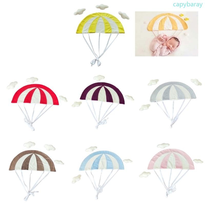 Cpy เด็กการถ่ายภาพ Props ร่มชูชีพ Cloud Props วางตัวตกแต่งทารกแรกเกิดฉากหลังภาพ