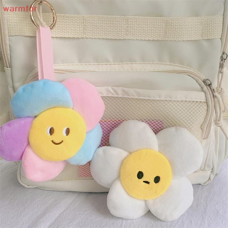 (warmfor) แฟชั่น Plush Sun ดอกไม้พวงกุญแจรถผู้หญิงสุภาพสตรีกระเป๋าจี้พวงกุญแจอุปกรณ์เสริมของขวัญ