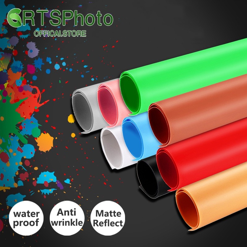 Backdrop PVC Background Photography 40*80/80*160 Matte/Reflect Dual Sided Waterproof Unblocked