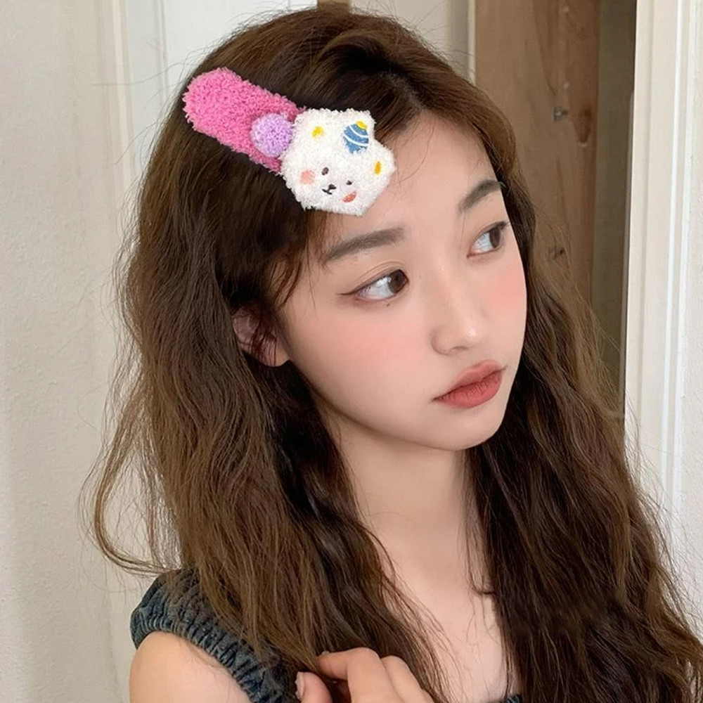 ตุ๊กตาตุ๊กตาหมี ใบเรียกเก็บเงินเป็ด กิ๊บ-สําหรับฤดูใบไม้ร่วงฤดูหนาว-การ์ตูนน่ารัก-อุปกรณ์ผมน่ารัก-หางม้าหวานเครื่องประดับ-สาวขนาดใหญ่สัตว์น่ารัก ปิ่นปักผม - รูปที่ 2