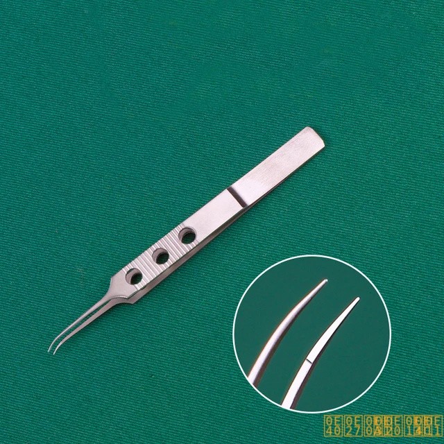 !! # @ Double Eyelid Forceps เพื่อดึงไขมันตรงด้วยตะขอ11ซม. Ophthalmic Forceps Orthopedic Forceps Tea