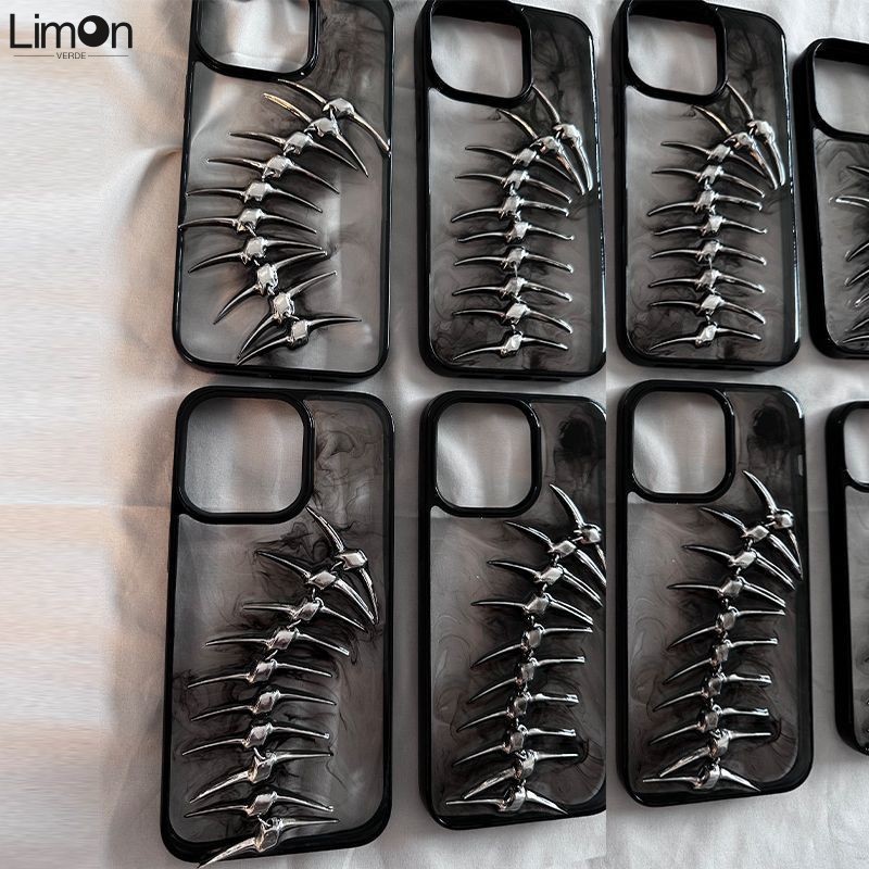 เคสโทรศัพท์ก้างปลาแบบใหม่สำหรับแอปเปิ้ล17promax 15Promax/15P/16pro/14/13Pro