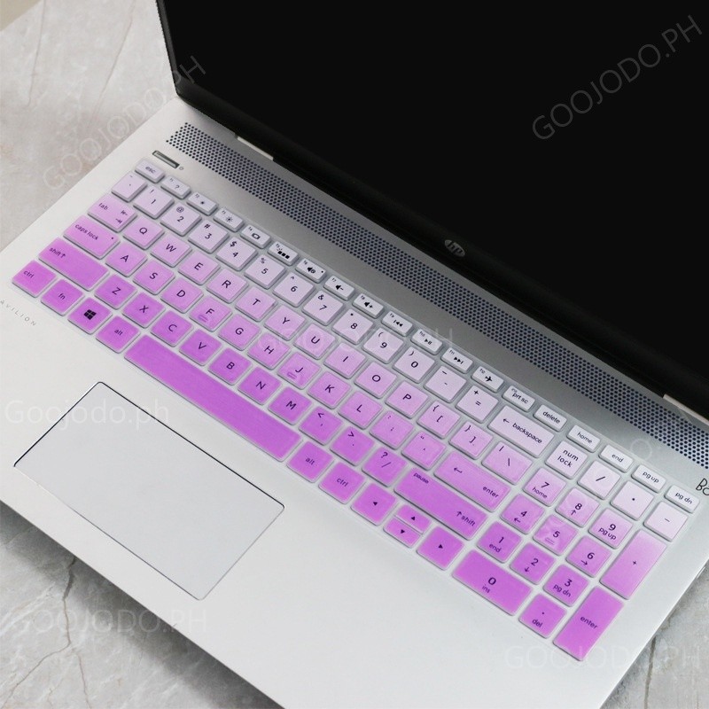 ฝาครอบคีย์บอร์ด HP pavilion 15 15s series ซิลิโคน 15 นิ้ว 15.6 แล็ปท็อปคีย์บอร์ดป้องกันผิว HP 15s-du 15s-dy-tx 15s-fd-tu/ns/ne 15-cc707tx 15-cs 15-ck 15-dk แป้นพิมพ์