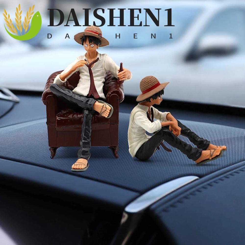 Daishen1 โมเดลตุ๊กตาลิง D Luffy PVC ขนาด 13 ซม. สําหรับรถยนต์