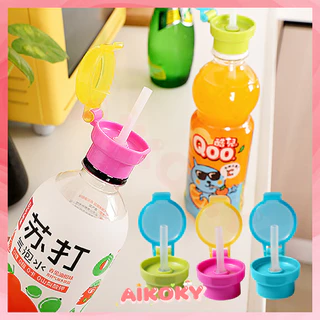 AIKOKY หลอดดูดน้ำสำหรับเด็ก ฝาเกลียวขวดน้ำ ป้องกันการรั่วไหล ป้องกันการสำลัก จุกเสริมขวดน้ำสำหรับเด็ก