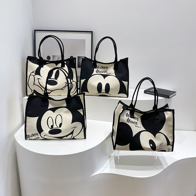 กระเป๋าสะพายไหล่ ลายการ์ตูน ขนาดใหญ่ จุของได้เยอะ #BAG031