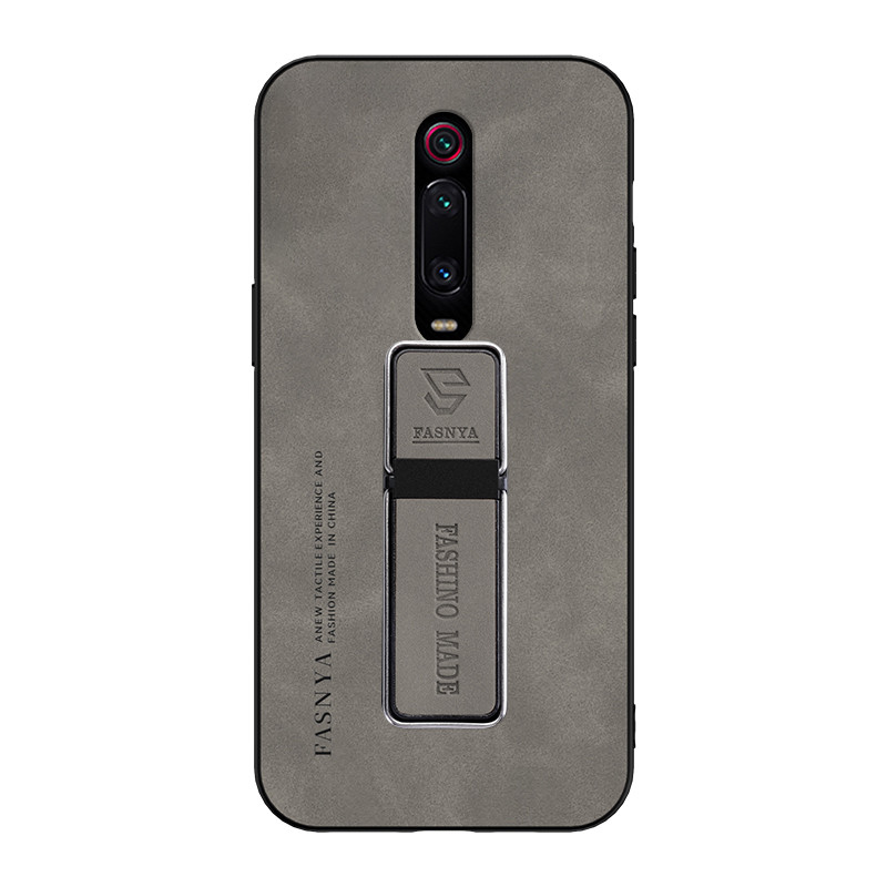 สําหรับ Redmi K20, K20 Pro, เคสโทรศัพท์หนังนิ่มหนังแกะหรูหราพร้อมที่ยึดรถแม่เหล็กมัลติฟังก์ชั่น