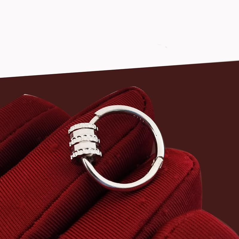 ส925 เงินสเตอร์ลิงต่างหูสไตล์ใหม่ร้อนขายผู้ชาย ซอก ออกแบบ สูง-จบ หญิงเดี่ยวต่างหู - รูปที่ 4