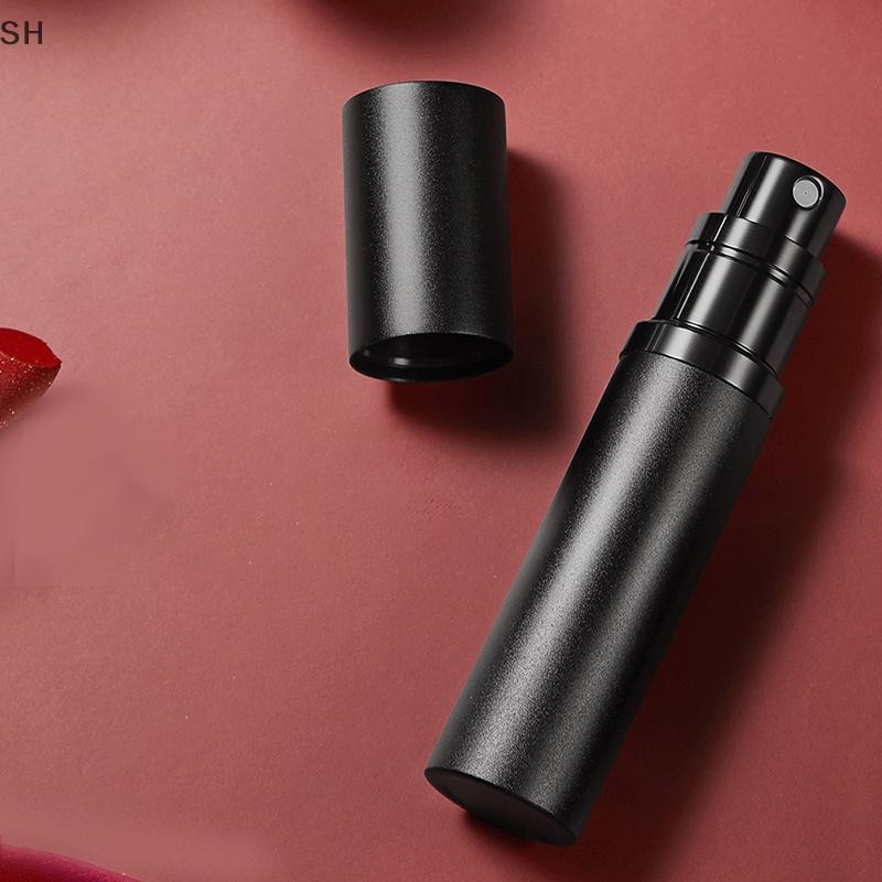 Sh&q 10ml ขวดอลูมิเนียมรีฟิล Travel Mini Bottle Empty Parfume Atomiser er OA