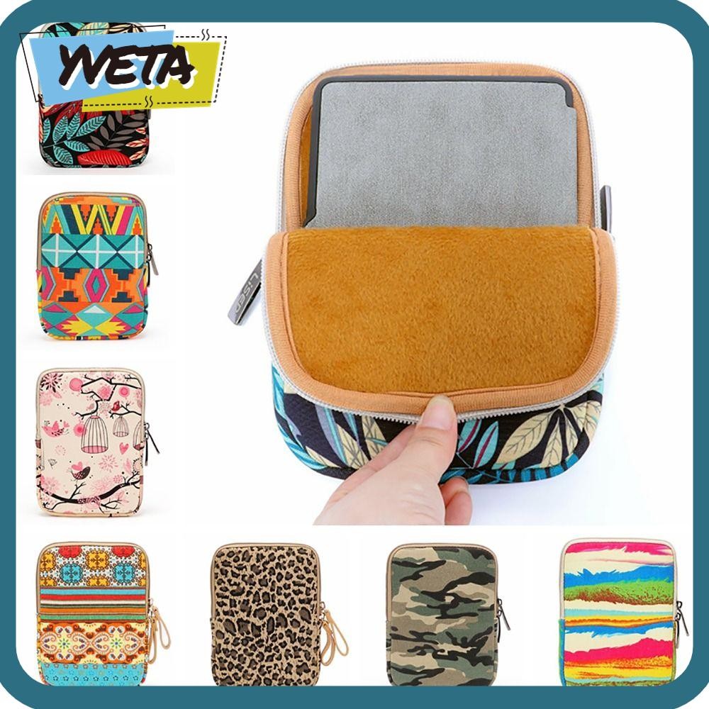 Yveta 6 นิ้ว e-Reader Sleeve, กันกระแทก 11th Generation กระเป๋าเก็บ, แฟชั่นใส่ C2V2L3 กระเป๋าพกพาแบบพกพาสําหรับ Kindle Paperwhite 1/2/3/4 Travel