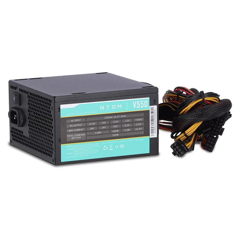 ล็อตใหม่ 2024 PSU ANTEC ATOM V550 TH 550W POWER SUPPLY