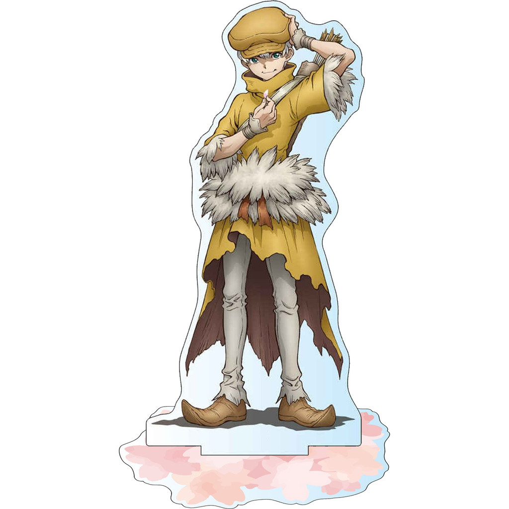 พวงกุญแจ, ตัวละครอนิเมะ Standee Dr.Stone Tsukasa Shishio Ukyo Saionji ของตกแต่งโต๊ะทํางาน, งานอนิเมะ