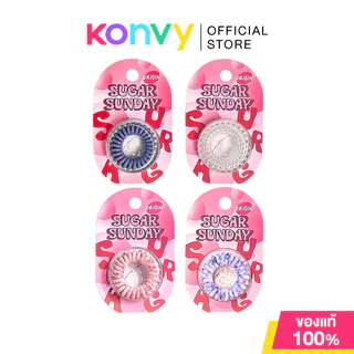Sugar Sunday Traceless Hair Ties - Origin 1pc ชูการ์ ซันเดย์ ยางรัดผม รุ่นออริจินอล เหมาะสำหรับผมบาง-หนา