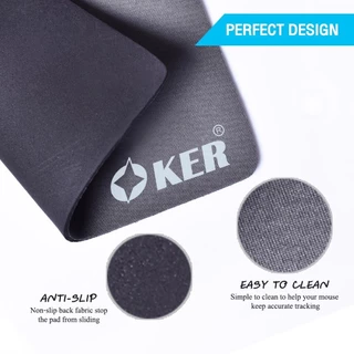 OKER 1030 OPTICAL MOUSE PAD แผ่นรองเม้าส์ แผ่นรองเมาส์แบบสั้น หนา 3 มม.
