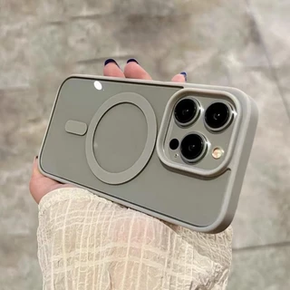 ส่งจากไทย เคส ขอบสี PC ใส สำหรับ ไอโฟน iPhone 17e 16e 16/15/14/13/12/11 Pro Plus Max 15PM 16PM 14PM X Xr Xs Max 045