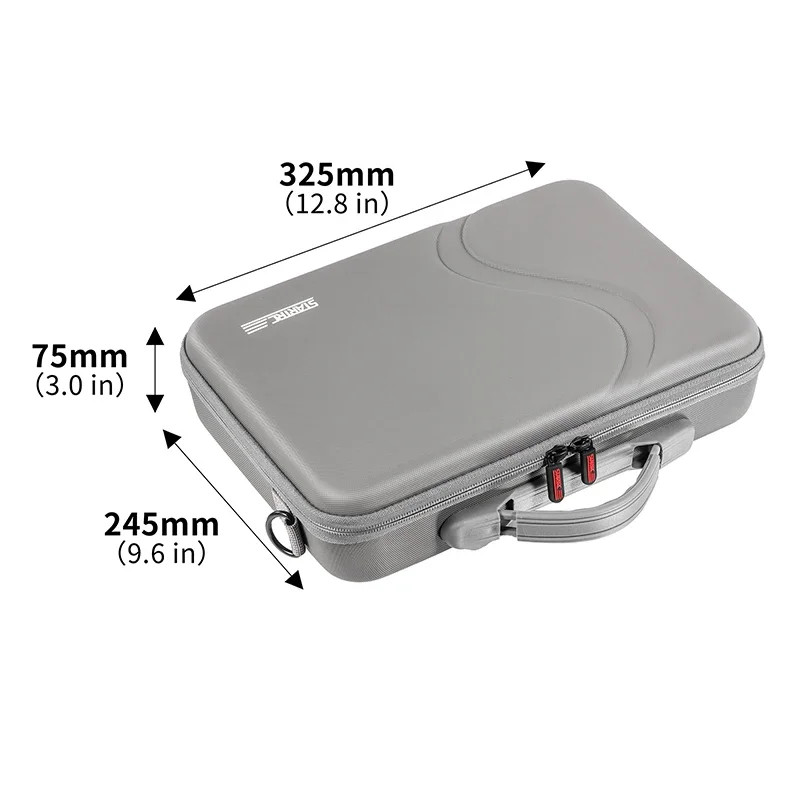 เคสแบบพกพาสําหรับ DJI Osmo Action 5 Pro กระเป๋ากันน้ําฐานแบตเตอรี่ Selfie Stick Storage กระเป๋าถืออุปกรณ์เสริมกล้อง