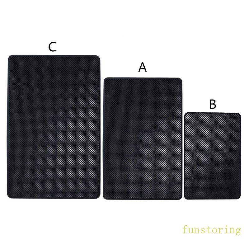 Fun Car Magic Anti-slip Dashboard Pad แผ่นกันลื่นซิลิโคนโทรศัพท์สําหรับ Key Holder