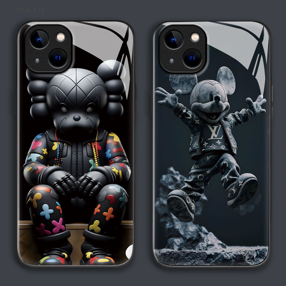 เคส For Samsung Galaxy A12 A71 A23 A03 A02 A02S A03S A50 A50S A51 A11 A10 A10S A13 A21S A30 A31 A20S A52 A73 4G 5G BLK