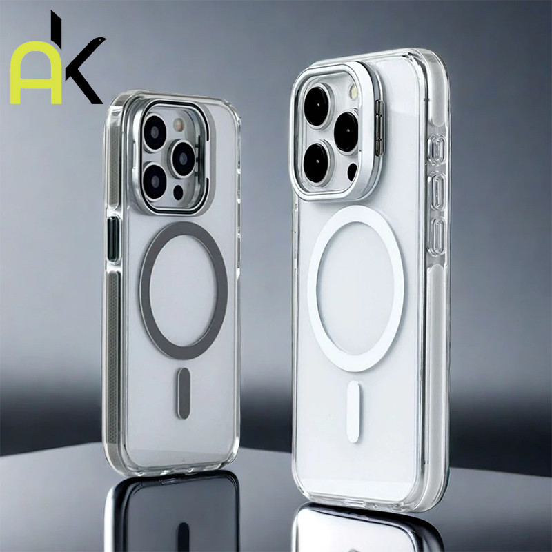 AK เหมาะสำหรับ IPhone 16 11 12 13 14 15 Pro Max เลนส์ฟิล์มกระจกป้องกันโปร่งใสกันกระแทกฝาหลังแข็ง