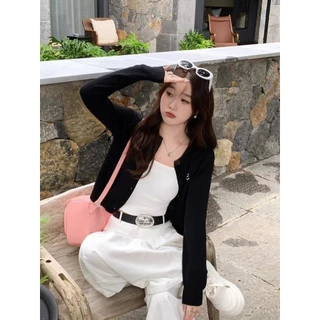 🎀Yummy Shop🎀【เสื้อคาร์ดิแกนไหมพรมแขนยาว】ชุดตรุษจีนผู้หญิง กระดุมหน้า ปักโบว์แต่งหน้าอก เสื้อแฟชั่นผู้หญิง ‘Z-YX12