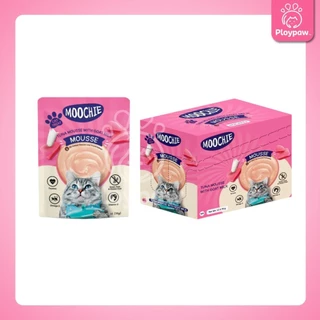 [1 ซอง] อาหารเปียกแมวมูชี่ Moochie Pouch เพาซ์ โภชนาการครบถ้วน สำหรับแมวเด็ก แมวโต แมวสูงวัย ขนาด 70 กรัม(g.)