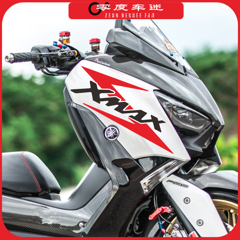 ใช้ได้กับ ยามาฮ่า Xmax300 สติกเกอร์กันชนกันน้ําตัวรถตกแต่งลาเต้ศิลปะดัดแปลงรถหัวสติกเกอร์รอยขีดข่วนปกสติ๊กเกอร์