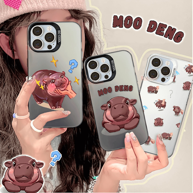 เคส OPPO Realme 12x 12 5G 11 C67 C55 C53 C51 C35 C33 C31 C20 C20A C12 C11 2021 2020 C25S C25Y C21Y C21 C25 C17 C3 C2 C1 7i 6I 5S 5i 5 3 2 Pro A1K A3S A12 A12E A7 A5S F9 U1 Narzo N53 30A 20 4G Cartoon Moo Deng Internet memes Phone Case YKC 62