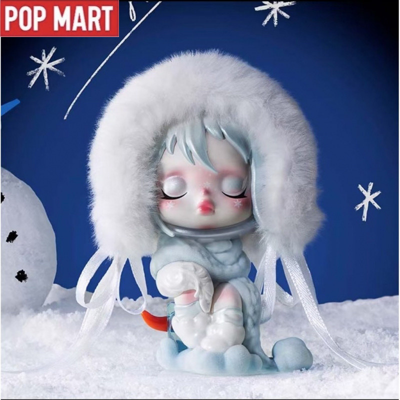 Popmart Official SKULLPANDA Wishing Time Arrivals Series สินค้าใหม่ 11.7 ของขวัญคริสต์มาสของขวัญรูป
