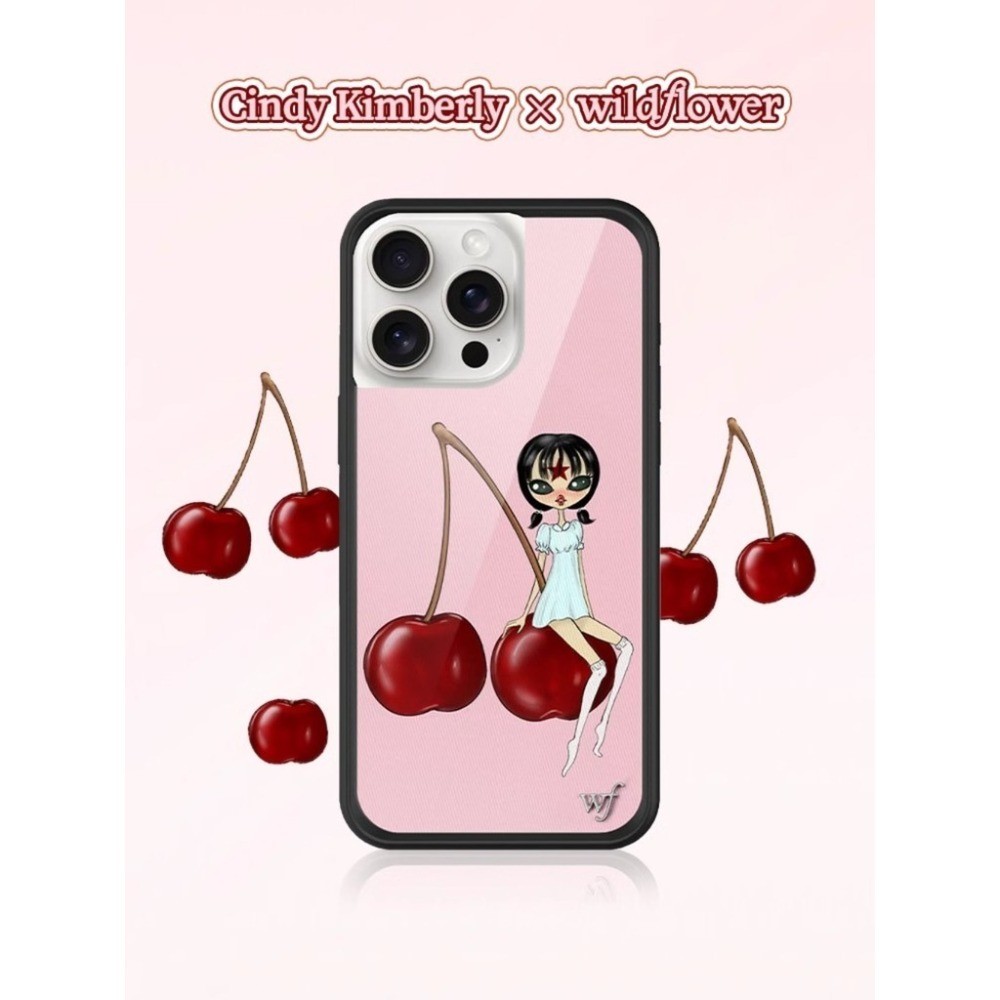 คุณภาพสูง Cindy Kimberly Wildflower เคสโทรศัพท์สําหรับ iPhone 16 Pro Max 12 13 14 15 Pro Max 15 14 16 Plus นุ่มด้านข้างซิลิโคน Anti Slip WF ปลอกกันกระแทก PC ฝาหลัง