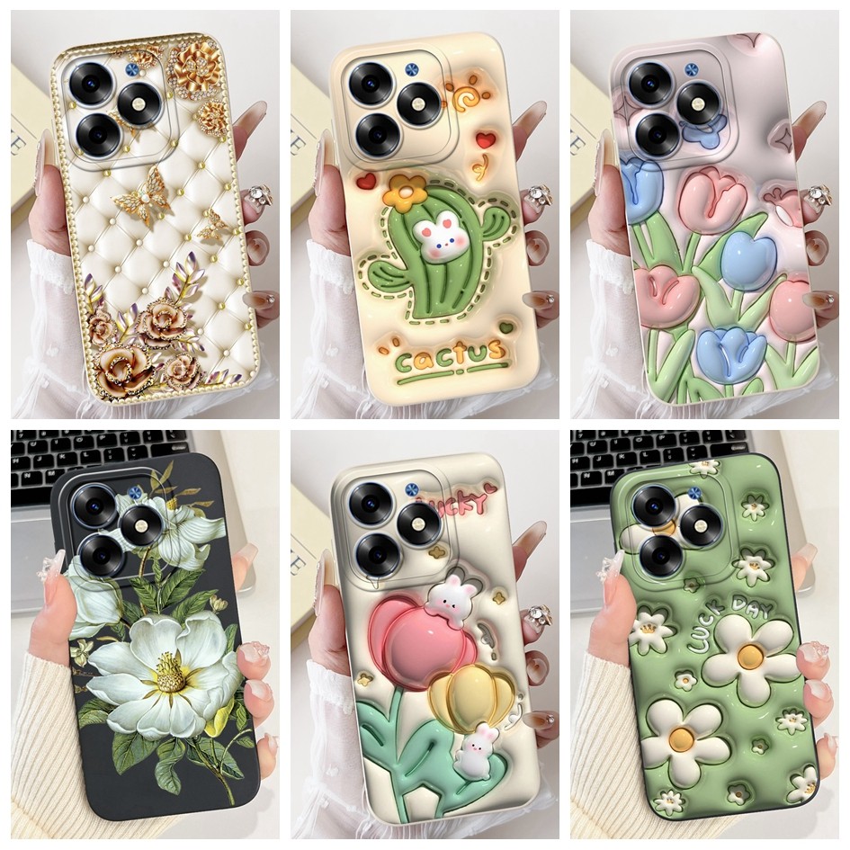 ปลอกกันกระแทกสําหรับitel P55 4G 5GกรณีA666L A666LN P661N P665LซิลิโคนเหลวสําหรับItel Power 55 P 55 ก