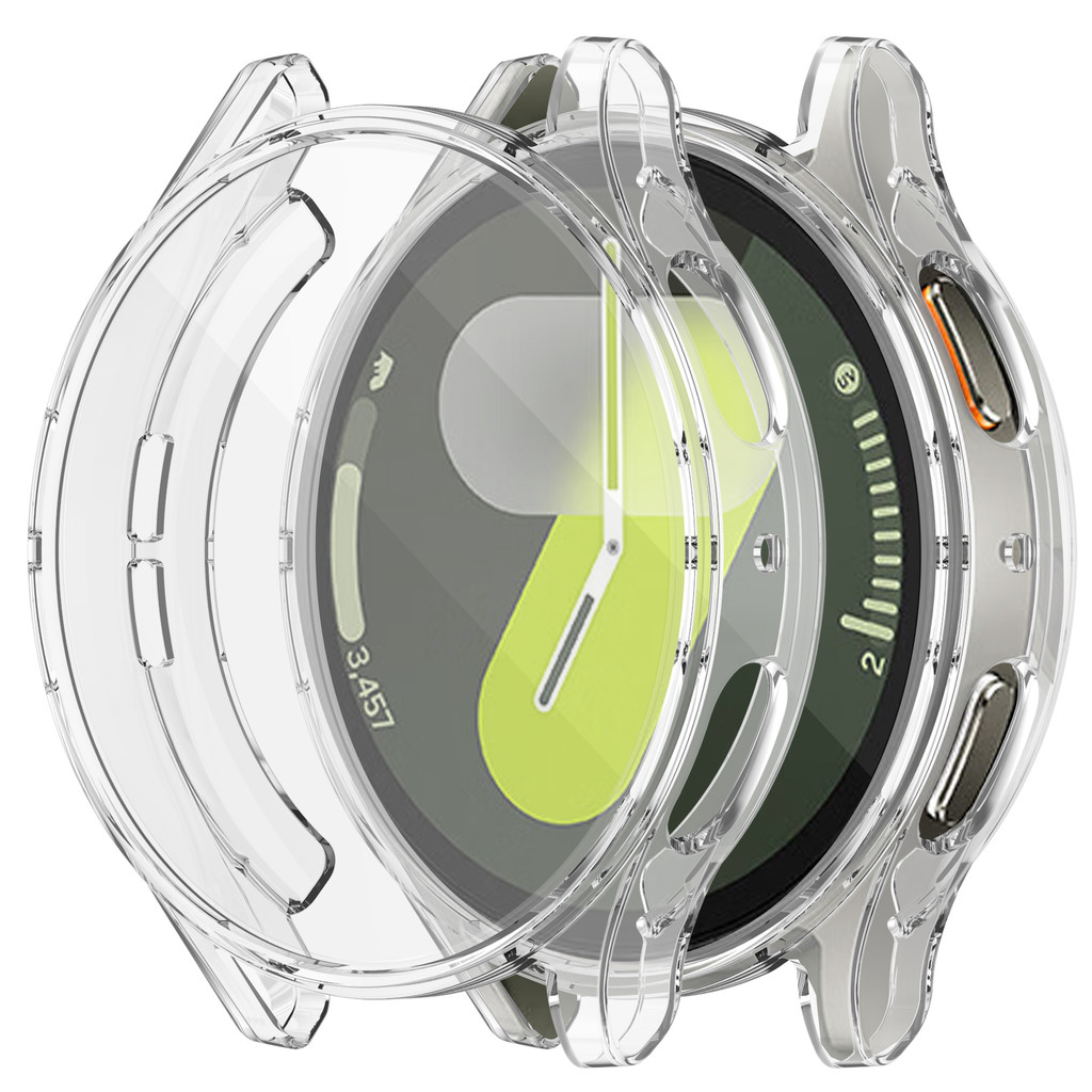 เคส TPU สําหรับ Samsung Galaxy Watch 7 40 มม.44 มม.Watch7 Soft Plated Shiny Slim Full Cover - รูปที่ 2