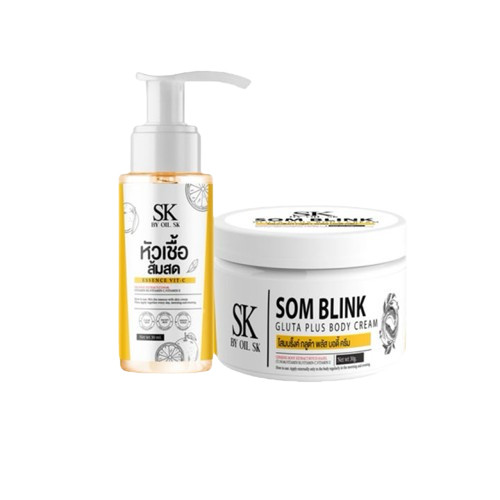 โสมบริ้งค์ + หัวเชื้อส้มสด แพ็คคู่ SOMBLINK BY OIL SK