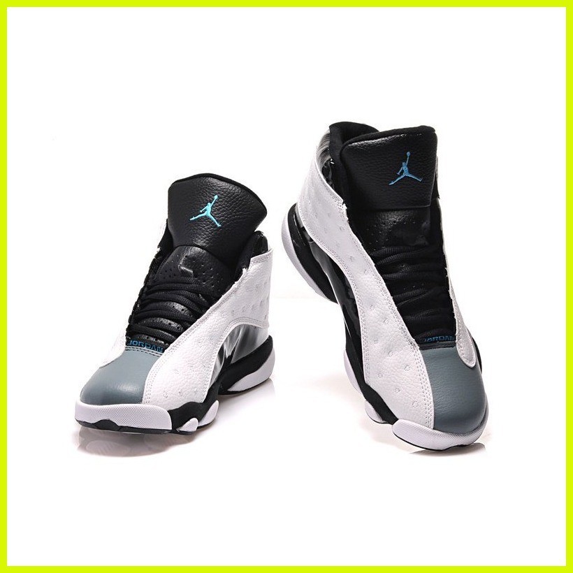 ◧ Yqfe Jordan air Jordan13 High-Top Retro รองเท้าบาสเก็ตบอลสีดําสีขาวสีแดง 414571-003 414574-1