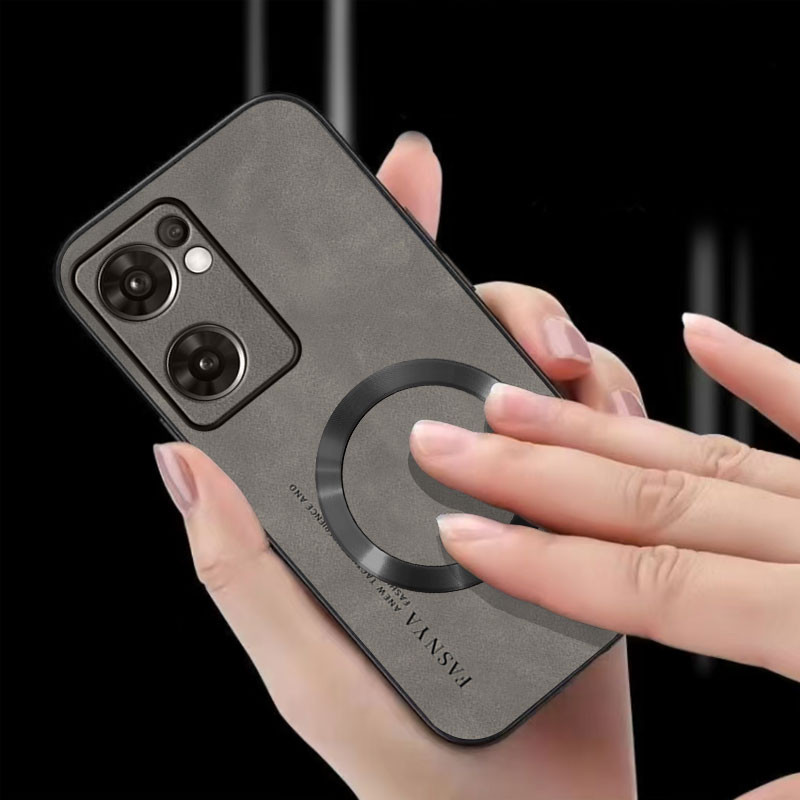 เคส ปลอก OPPO Reno 7 5กรัมโทรศัพท์กรณีป้องกันการสั่นสะเทือนแหวนดูดแม่เหล็กฝาครอบป้องกันที่มีขอบนุ่มและลื่นปกหลัง ybpcxq