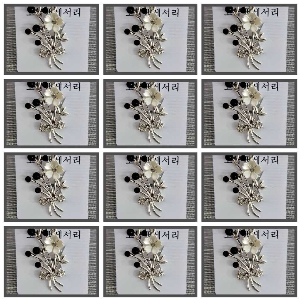 DOZENS of Black Diamond Branch Motif Hijab Rings - Black Diamond Branch Motif Hijab Rings - อุปกรณ์ฮ