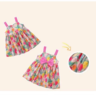 สาวชุดดอกไม้ 2025 สไตล์ใหม่ Ocean Chic น่ารักเจ้าหญิง Halter กระโปรงปุยกระโปรงฤดูร้อน🎈🎀