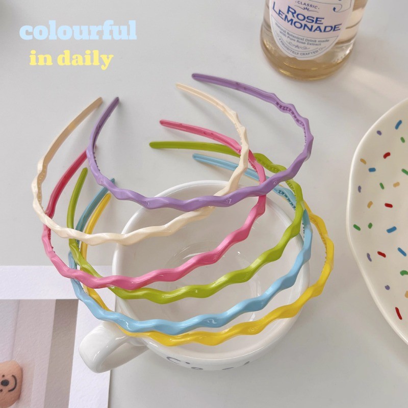 1/2 ชิ้นการออกแบบที่เรียบง่ายเด็กเด็กบาง Headwear Hairbands เครื่องประดับผม