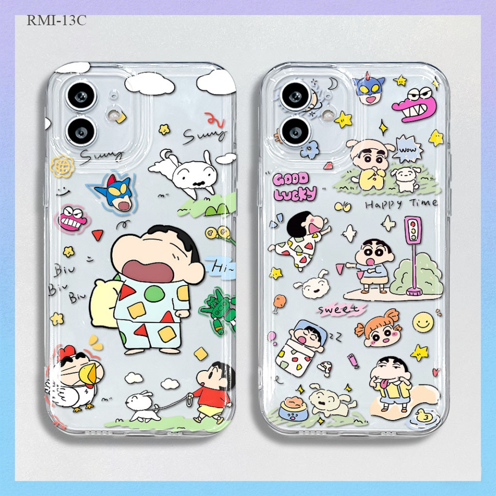 Compitable For Xiaomi Redmi Mi 13C 12 12C 11 10 10C 10A A1 A2 9T 9C 9A 9 Poco C65 X6 M6 M5S Lite NE Pro 5G เคส KK