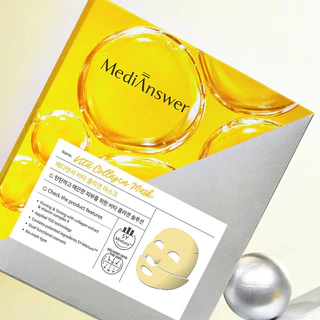 Medi Answer Mask เมดิ อานเซอร์ แผ่นมาสก์บำรุงผิวหน้า 37g (Vita Collagen/Pore Collagen/Calming Collagen)