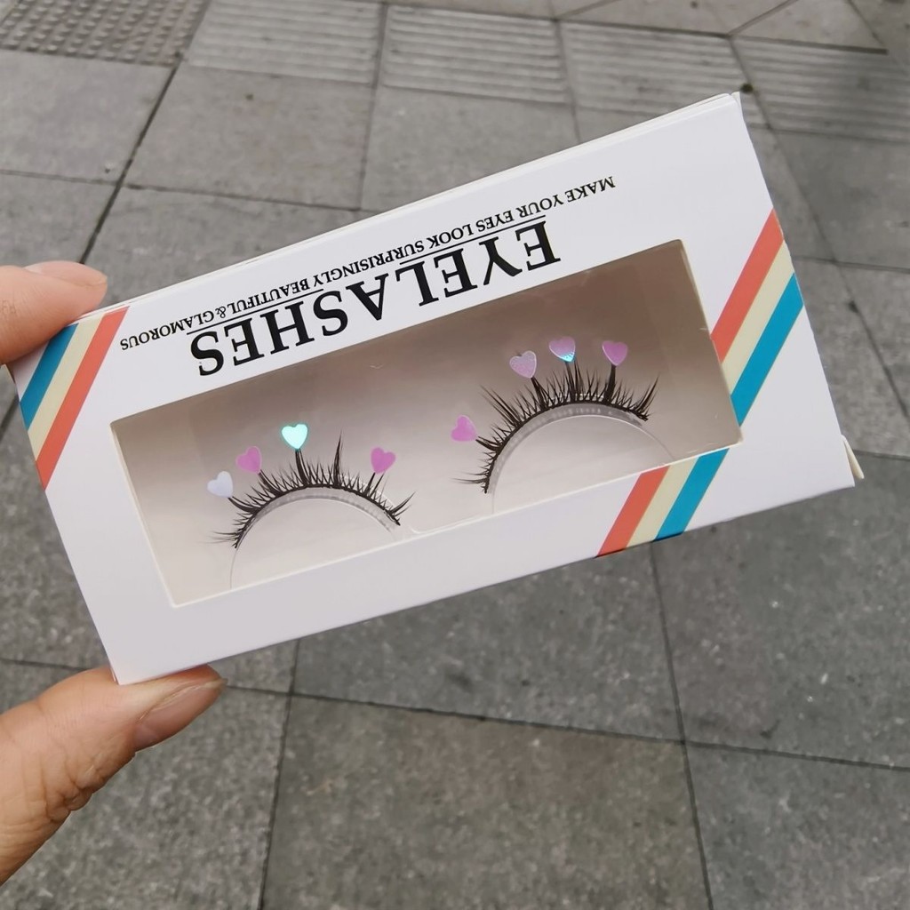 King of Glory ตัวละคร cos ขนตาปลอม Boys Life companment Spiritual Trigram Secrets Yao สีชมพูสีม่วงขน