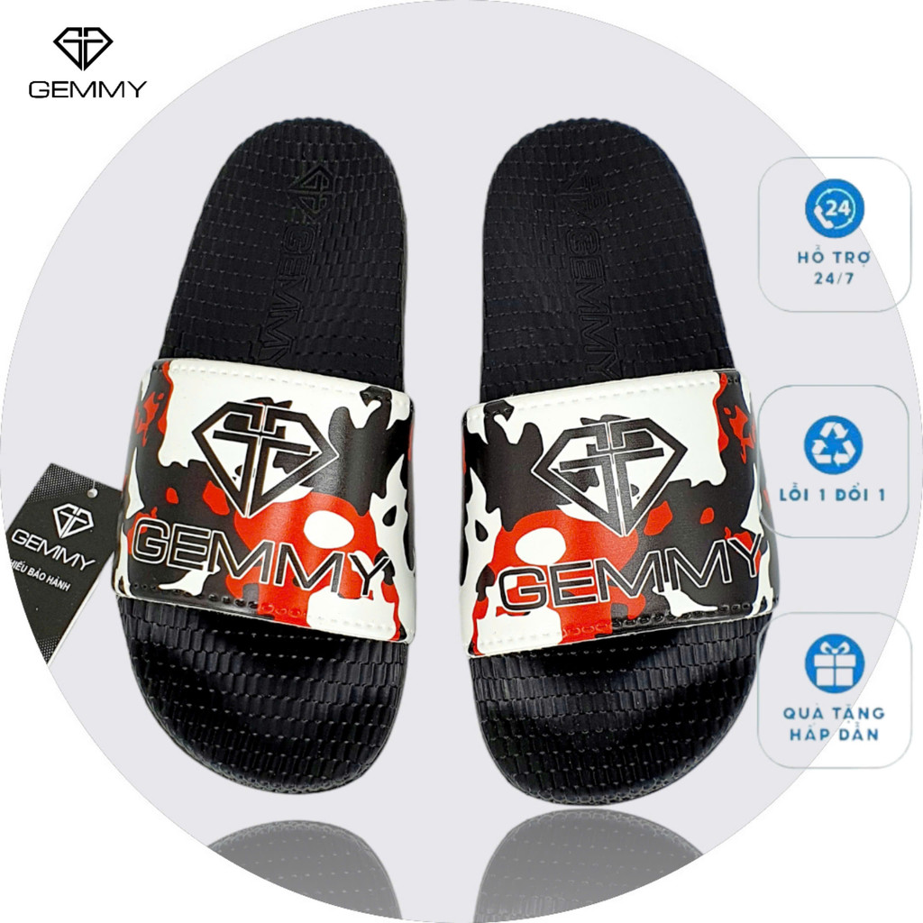 GEMMY รองเท้าแตะผู้ชาย Super Light 3D พิมพ์ด้วย True ri image G8004