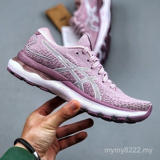 รองเท้าวิ่งผู้หญิง Asics Gel Nimbus 24, รองเท้าผ้าใบเบาะน้ำหนักเบา Gel Nimbus 25 DROC ixzb 4FXR