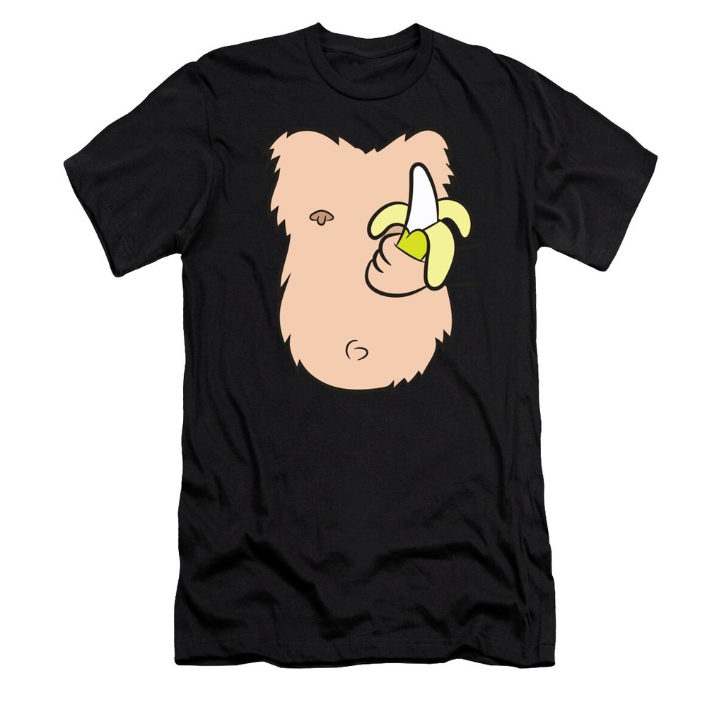 เสื้อยืด Vintage Funny Monkey Costume Gorilla Costume Monkey T-ShirtCartoon แท้ Cotton 100% ไม่ย้วย