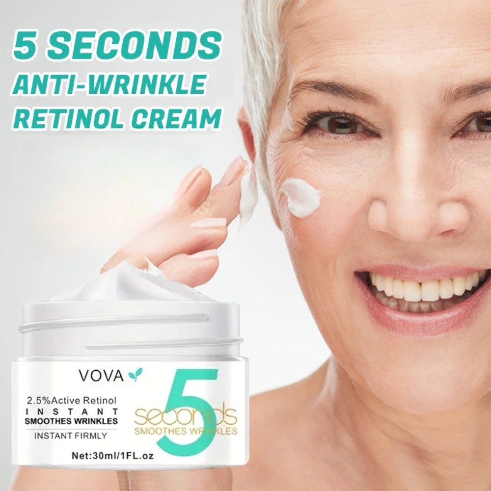 30ml 5 วินาที Retinol Anti-Wrinkle Cream Anti Aging Firming Lifting Fade Fine Line Face Cream Moisturizing บํารุง Skin Care