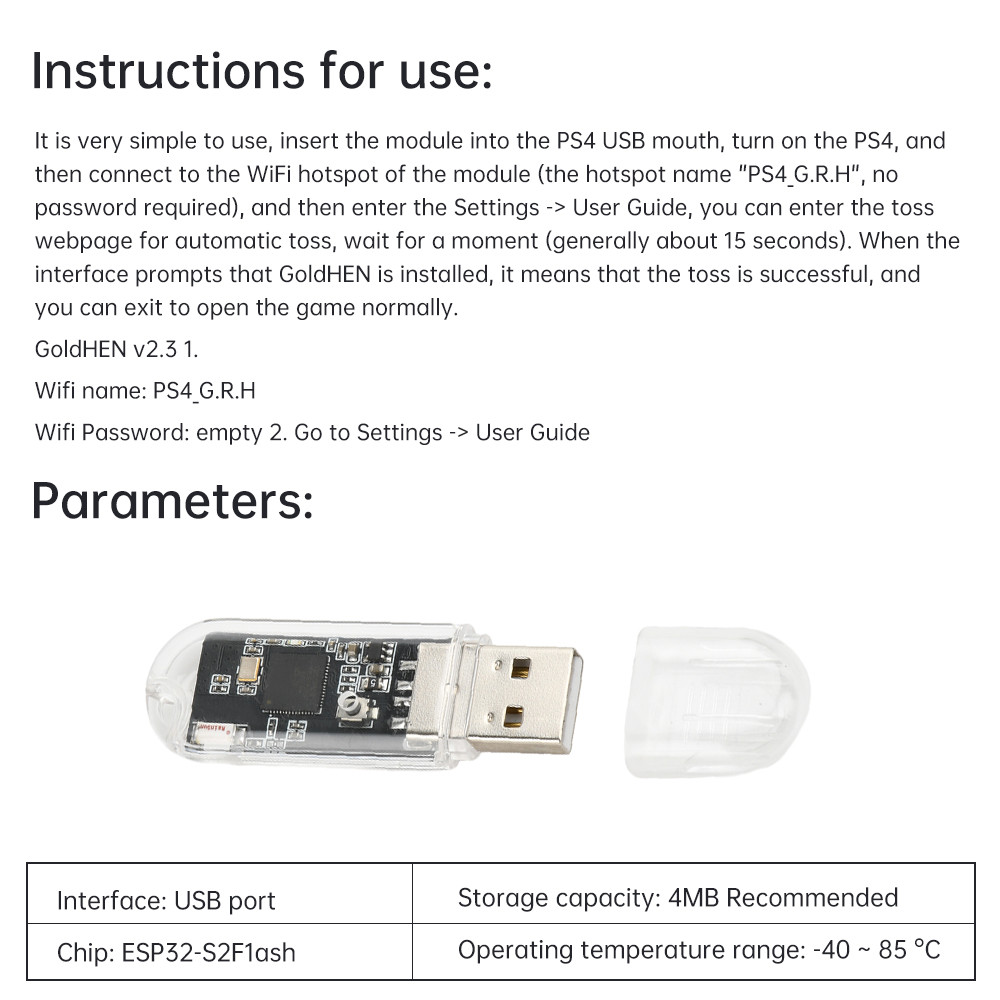 Diymore อัพเกรด ESP32-S2 บอร์ดพัฒนาพร้อมเชลล์เหมาะสําหรับ Ps4 9.0 กระพริบและทิงเกอร์รุ่นพอร์ต Usb ราคา ถูกที่สุด ดีลบีเคเค แกลเลอรีภาพที่ 9